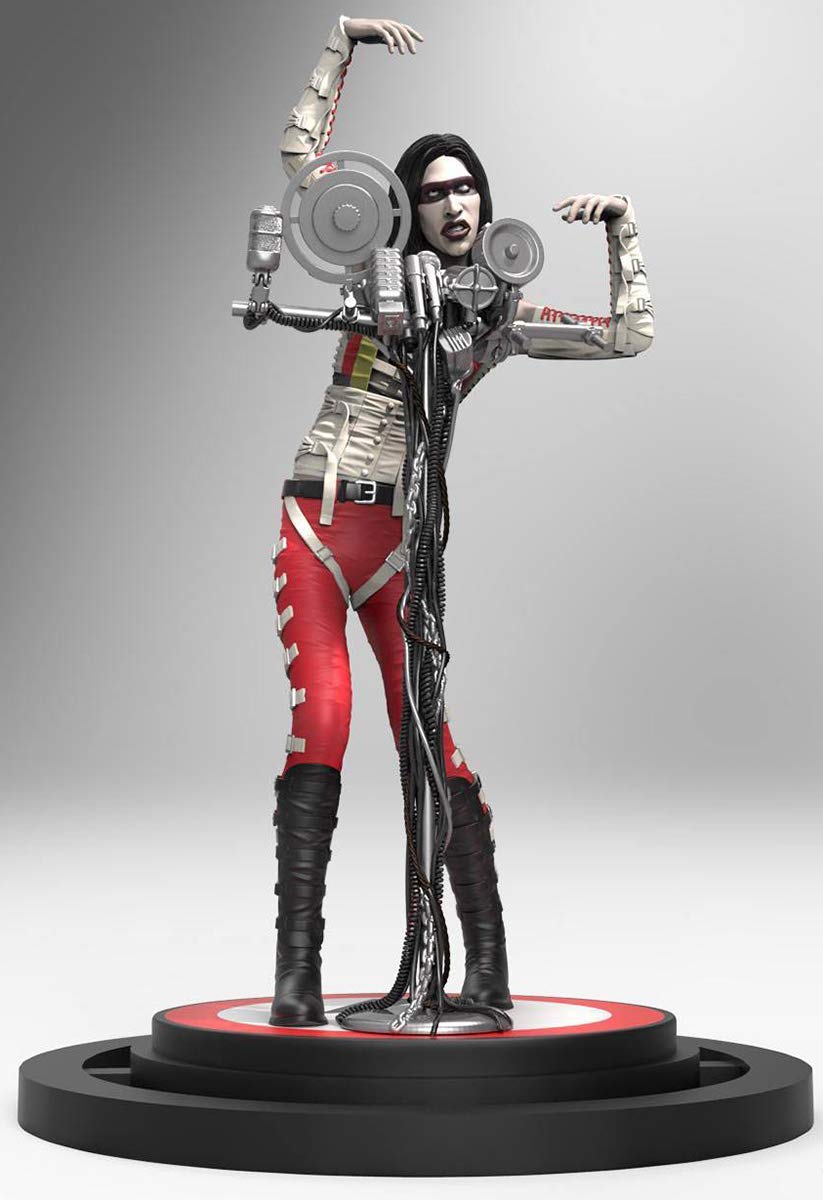 Estátua Marilyn Manson Knucklebonz - Rock Iconz Statue : Amazon